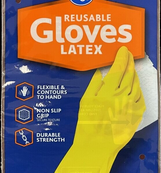 Kroger® Reusable Latex Gloves - Yellow
