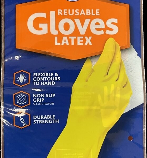 Kroger® Latex Reusable Gloves - Yellow