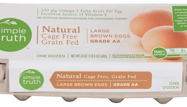 Simple Truth™ Natural Cage Free Grade AA Large Brown Eggs