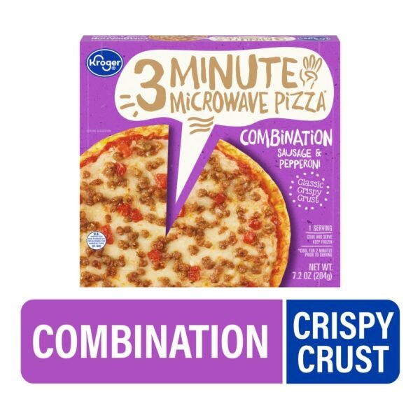 Kroger® Sausage and Pepperoni Crispy Crust Personal Frozen Pizza