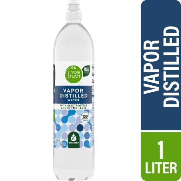 Simple Truth® Vapor Distilled Electrolyte Bottled Water