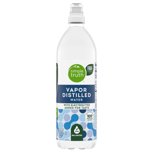 Simple Truth® Vapor Distilled Electrolyte Bottled Water