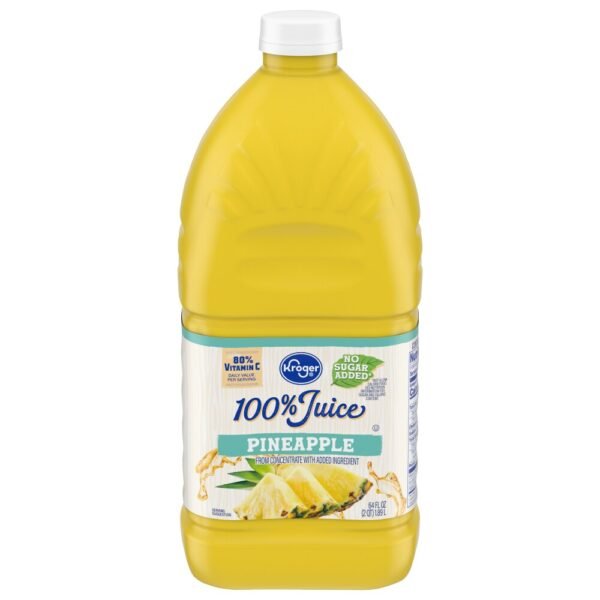 Kroger® No Sugar Added 100% Pineapple Juice