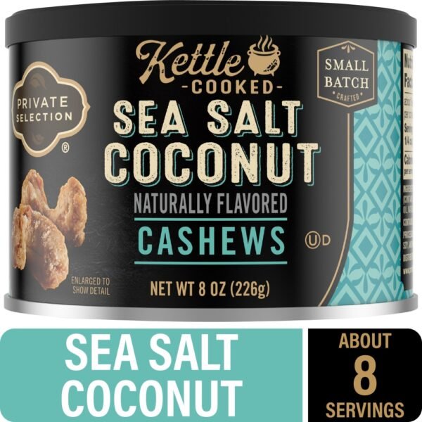 Private Selection® Salted Kettle Cooked Coconut Cashews