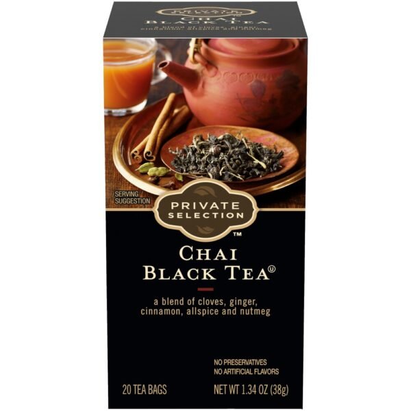 Private Selection™ Chai Black Tea Wire Free Teabags with Foil Envelope