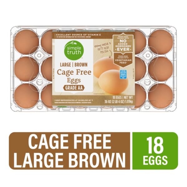 Simple Truth™ Natural Cage Free Large Brown Eggs