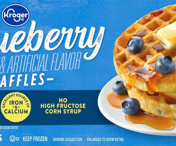 Kroger® Blueberry Frozen Waffles