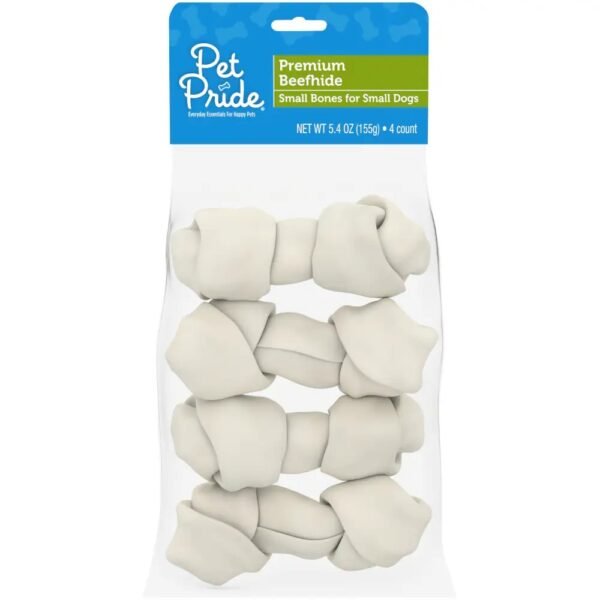 Pet Pride® Premium Beefhide Small Dog Bones