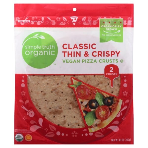 Simple Truth Organic™ Classic Thin & Crispy Vegan Pizza Crusts