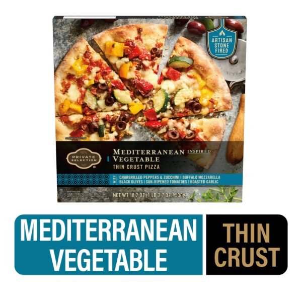Private Selection® Mediterranean Inspired Vegetable Thin Crust Frozen Pizza