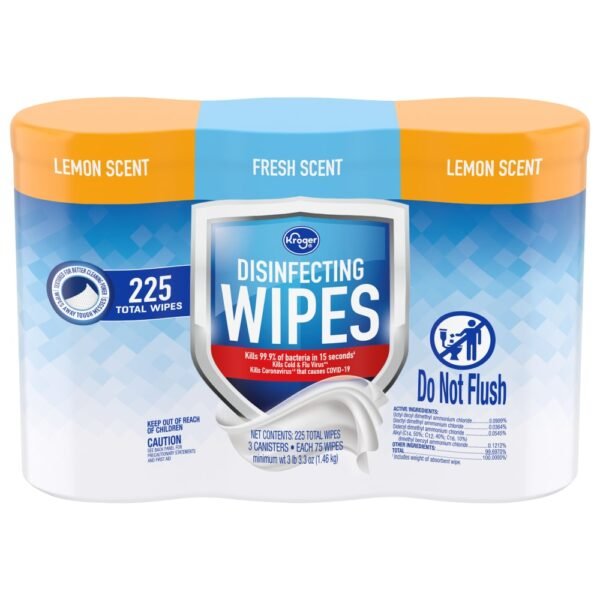 Kroger® Lemon & Fresh Scent Disinfecting Wipes BIG Deal!
