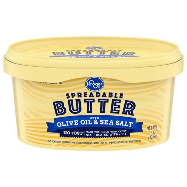 Kroger® Spreadable Butter With Olive Oil & Sea Salt