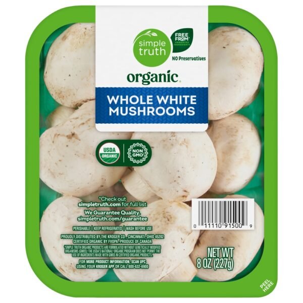 Simple Truth Organic® Whole White Mushrooms
