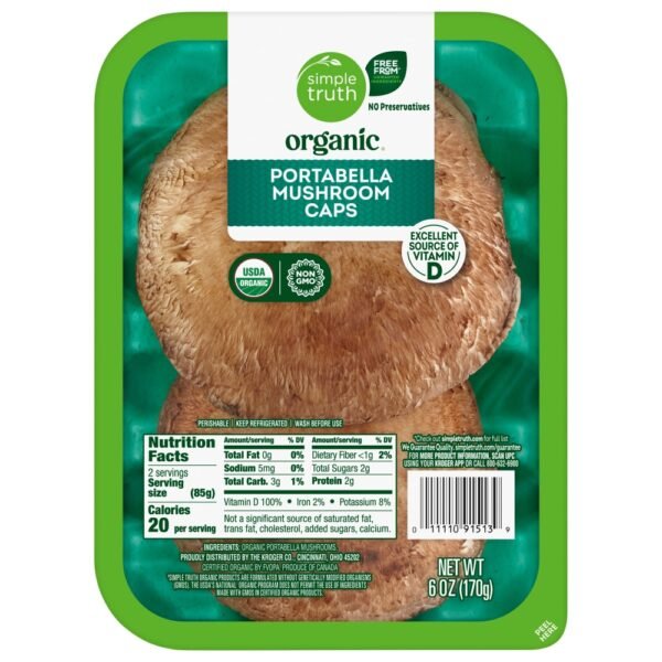 Simple Truth Organic® Portabella Mushroom Caps