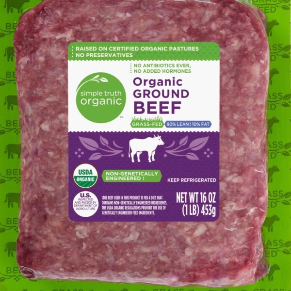 Simple Truth Organic® Grass Fed Ground Beef 90/10