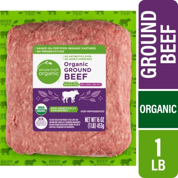 Simple Truth Organic® Grass Fed Ground Beef 85/15