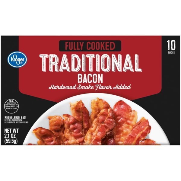 Kroger® Fully Cooked Hardwood Smoke Flavor Traditional Bacon