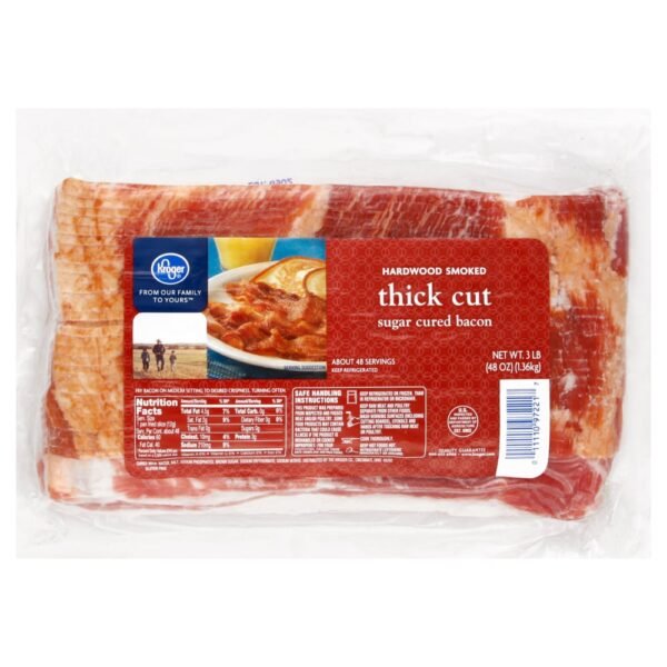 Kroger® Thick Cut Hardwood Smoked Sugar Cured Bacon