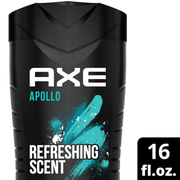 Axe Apollo Men's Body Wash Sage & Cedar Wood With Odor-Busting Prebiotics