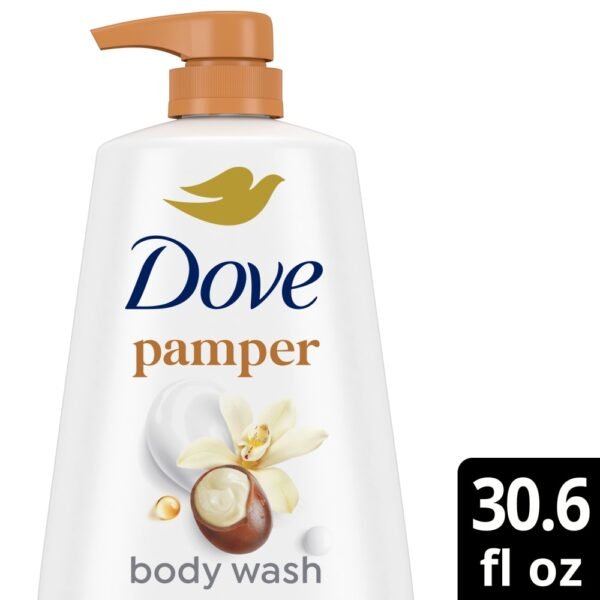 Dove Pamper Shea Butter & Vanilla Body Wash with Pump