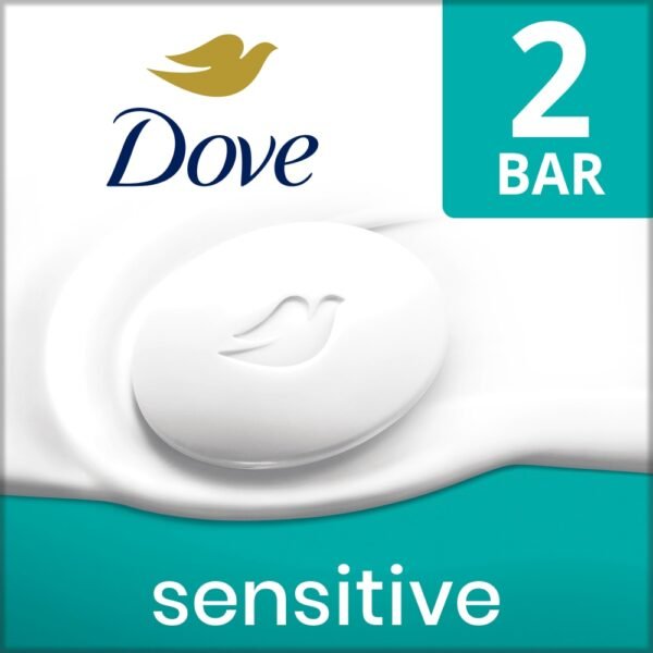 Dove Beauty Bar Soap for Sensitive Skin Sensitive Fragrance Free and Hypoallergenic