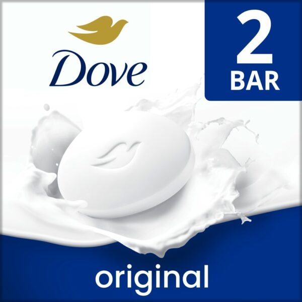 Dove Beauty Bar Soap for Soft Smooth Skin Original with 1/4 Moisturizing Cream