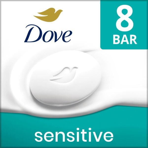 Dove Beauty Bar Soap for Sensitive Skin Sensitive Fragrance Free and Hypoallergenic