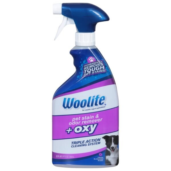 Woolite® Pet Oxygen Stain & Odor Remover Fresh Blossoms Scent Tripe Action Cleaning System