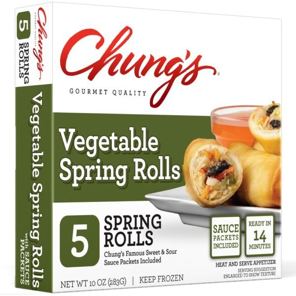Chung's Gourmet Quality Vegetable Spring Rolls