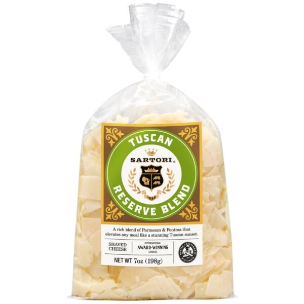 Sartori Tuscan Reserve Blend Shaved Cheese 7 oz