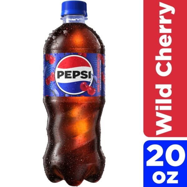 Pepsi Cola® Wild Cherry Soda Bottle
