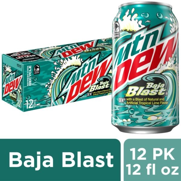 Mountain Dew® Baja Blast Soda Cans