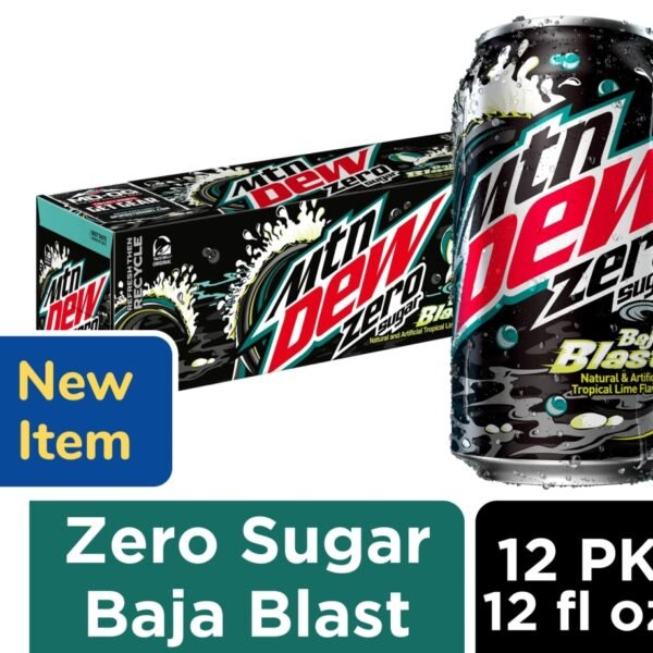 Mountain Dew® Baja Blast Zero Sugar Baja Blast Soda Cans