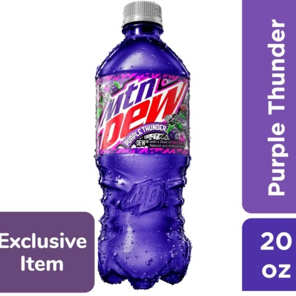 Mountain Dew® Purple Thunder Soda Bottle