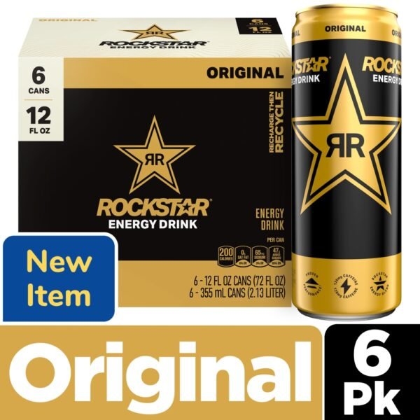 Rockstar® Original Energy Drink Multipack Sleek Cans