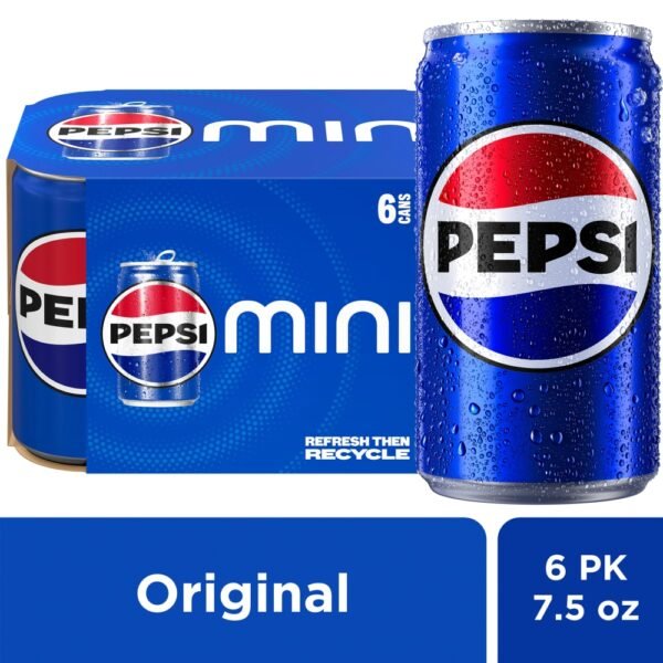 Pepsi Cola Soda Pop Mini Cans