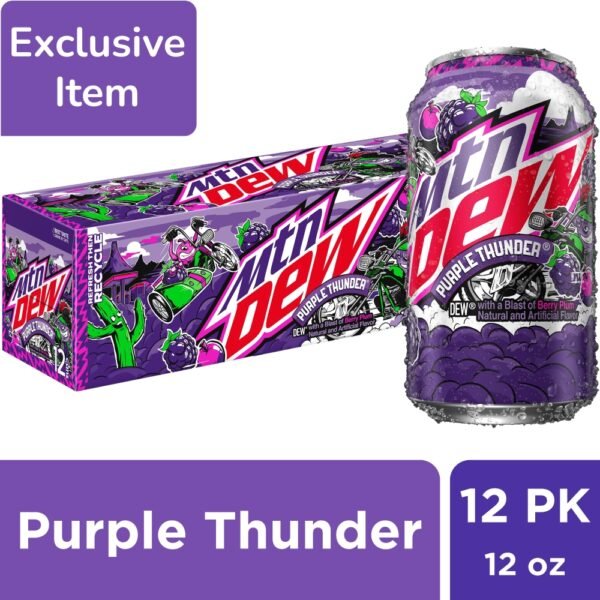 Mountain Dew® Purple Thunder Soda Cans
