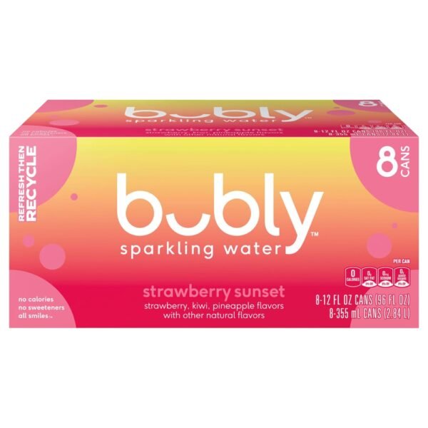 Bubly™ Strawberry Sunset Sparkling Water