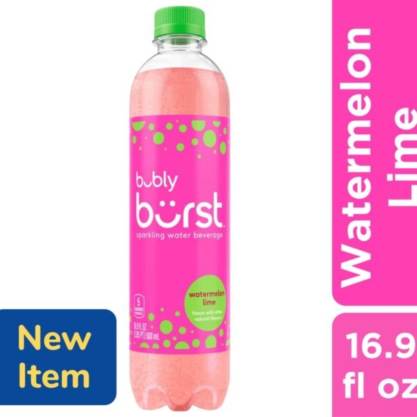 Bubly® Burst Watermelon Lime Sparkling Water Bottle