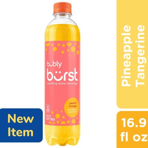 Bubly® Burst Pineapple Tangerine Sparkling Water Bottle