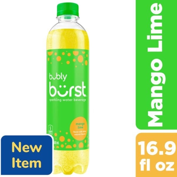 Bubly Burst Sparkling Water Beverage Mango Lime