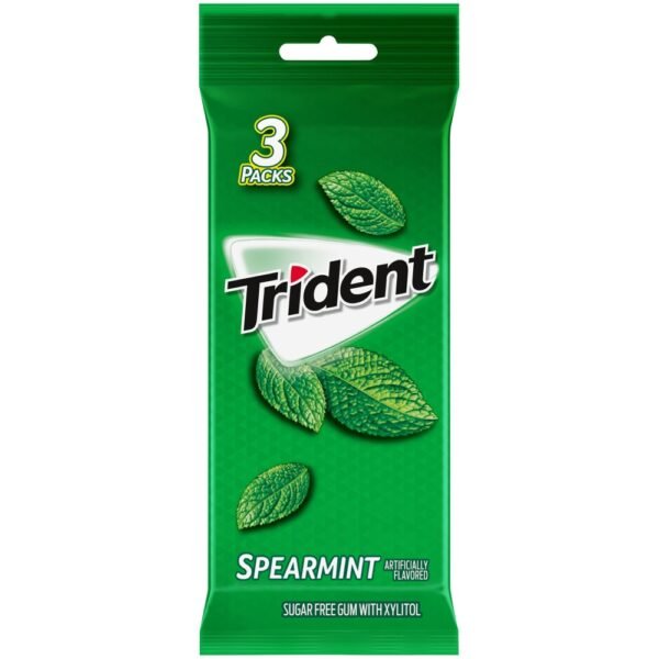 Trident Spearmint Sugar Free Gum