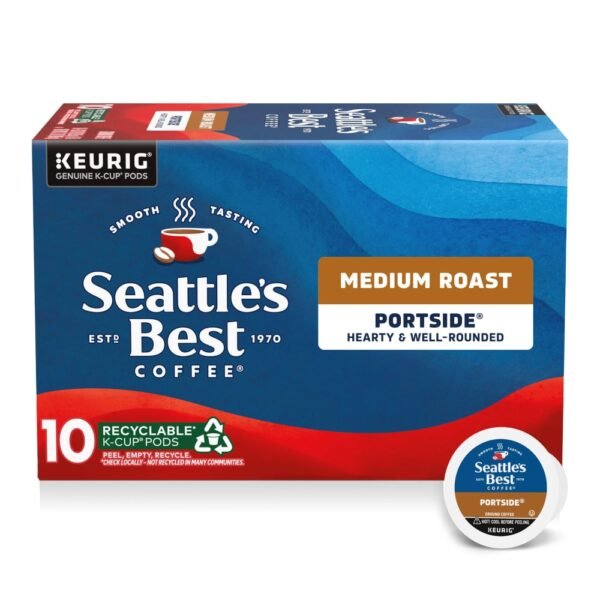 Seattle’s Best Coffee Portside Medium Roast K-Cup Coffee Pods