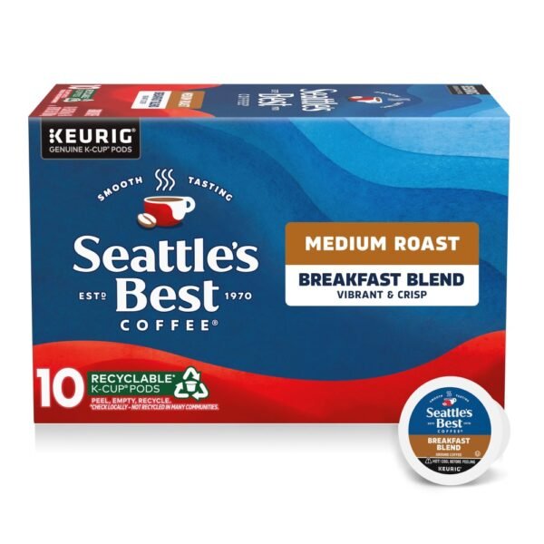 Seattle’s Best Coffee Breakfast Blend Medium Roast K-Cup Coffee Pods