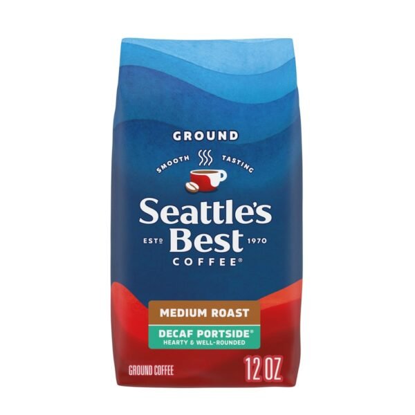 Seattle’s Best Coffee Decaf Portside Medium Roast Ground Coffee