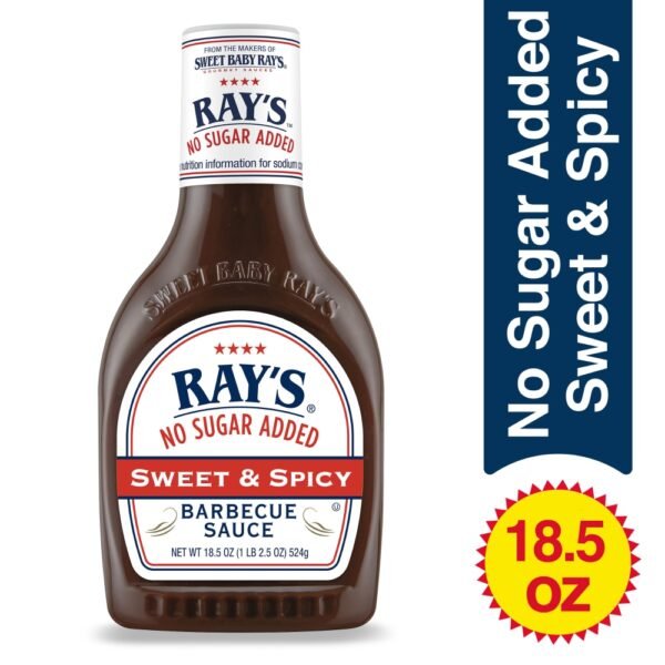 Ray's® No Sugar Added Sweet & Spicy Barbecue Sauce