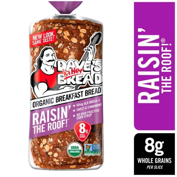 Dave's Killer Bread Organic Raisin The Roof Cinnamon Raisin Bread