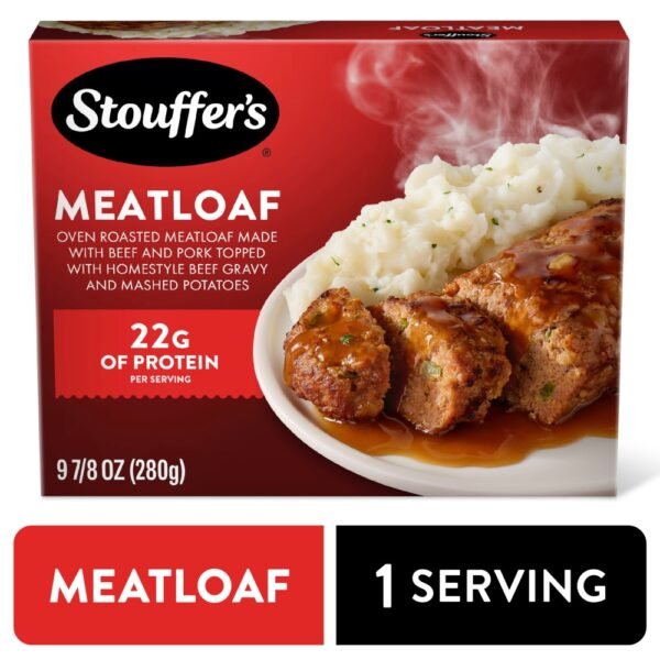 Stouffer’s Classic Meatloaf Single Serve Microwave Dinner Meatloaf Frozen Dinner