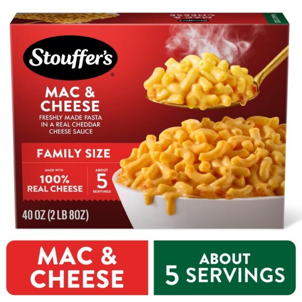 Stouffer’s Mac & Cheese Family Size Macaroni and Cheese Easy Frozen Family Dinners