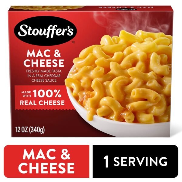 Stouffer’s Macaroni and Cheese Single Serve Frozen Entrees for One Easy Frozen Dinners